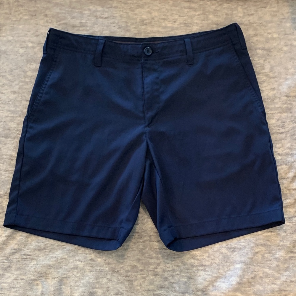 BCG Dark Blue Men's Flat Front Golf Shorts